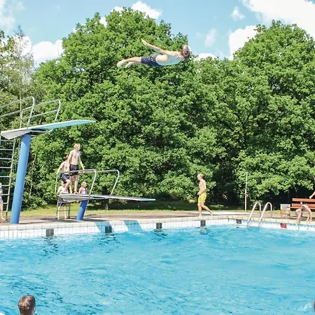 Stunning In With Outdoor Swimming Pool * Logumkloster